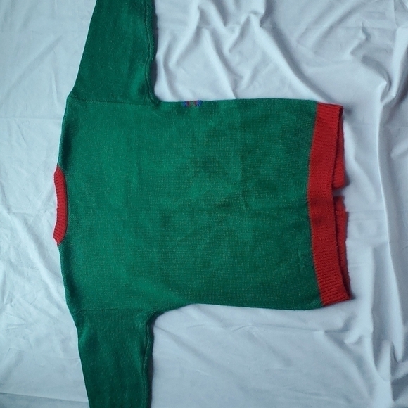 Kids Ugly Christmas Button up Cardigan Acrylic & Wool - Picture 13 of 15